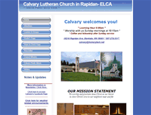 Tablet Screenshot of calvaryrapidan.org